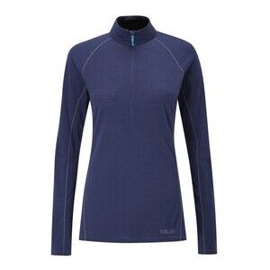 Rab Meco Women’s Merino+ 120 LS‎ Zip Tee Baselayer Long Sleeve Lightweight XS